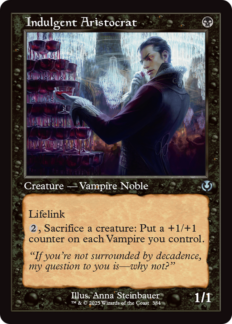 Indulgent Aristocrat (Retro Frame) [Innistrad Remastered] | Event Horizon Hobbies CA