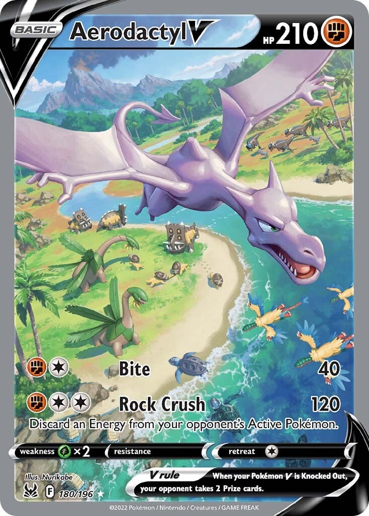 Aerodactyl V (180/196) [Sword & Shield: Lost Origin] | Event Horizon Hobbies CA