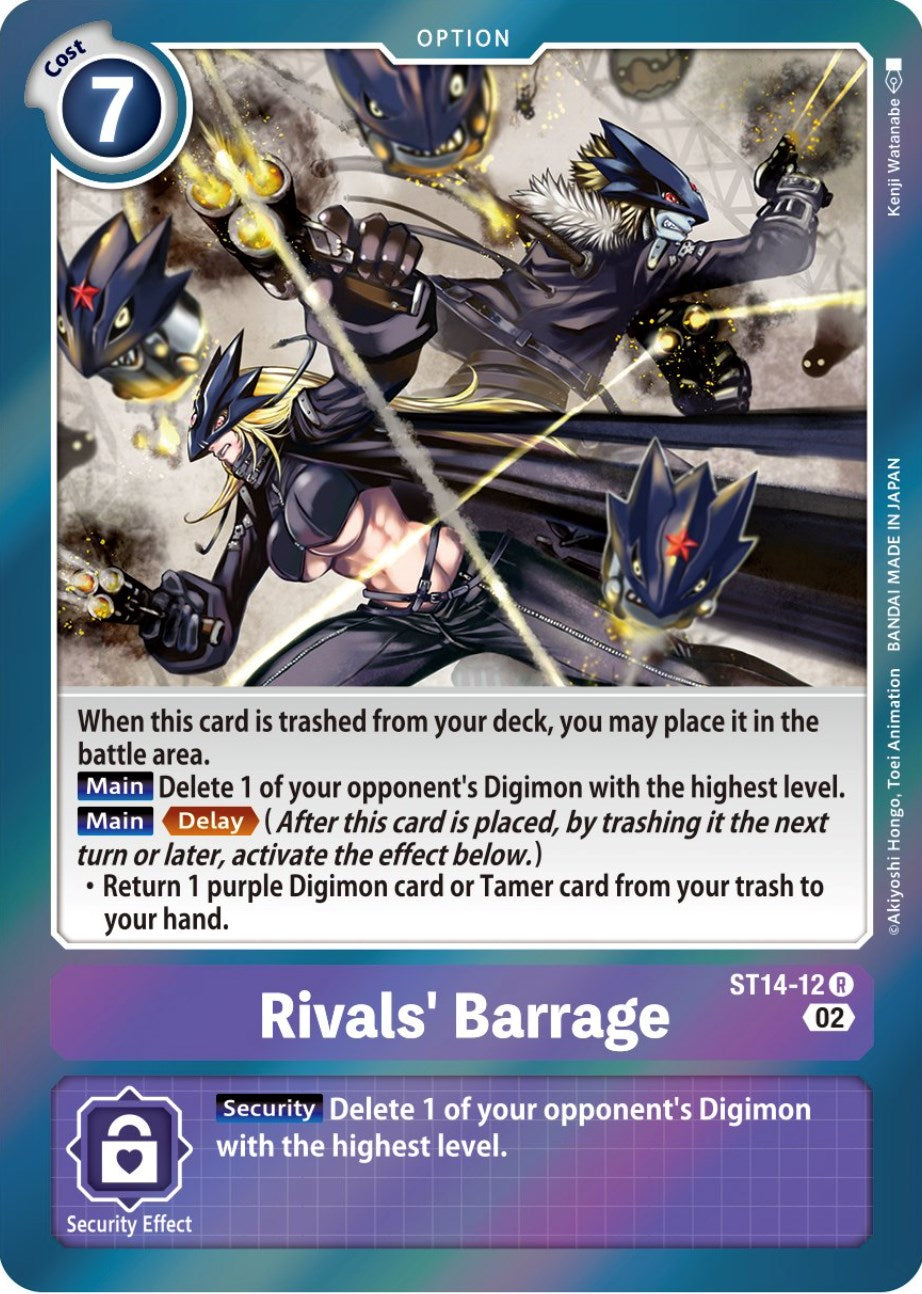 Rival's Barrage [ST14-12] [Starter Deck: Beelzemon Advanced Deck Set] | Event Horizon Hobbies CA