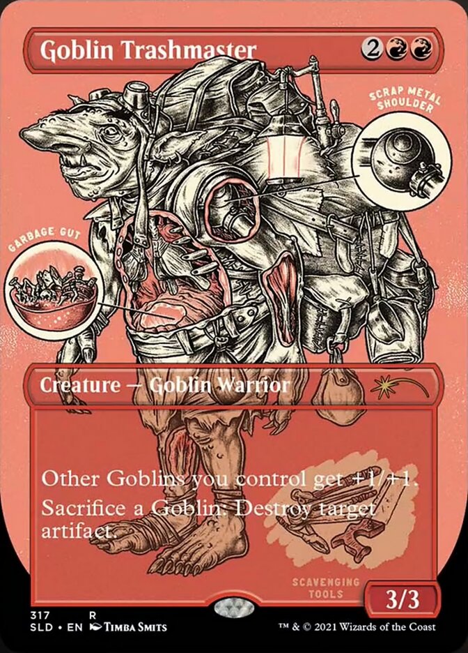 Goblin Trashmaster (Borderless Foil Etched) [Secret Lair Drop Series] | Event Horizon Hobbies CA