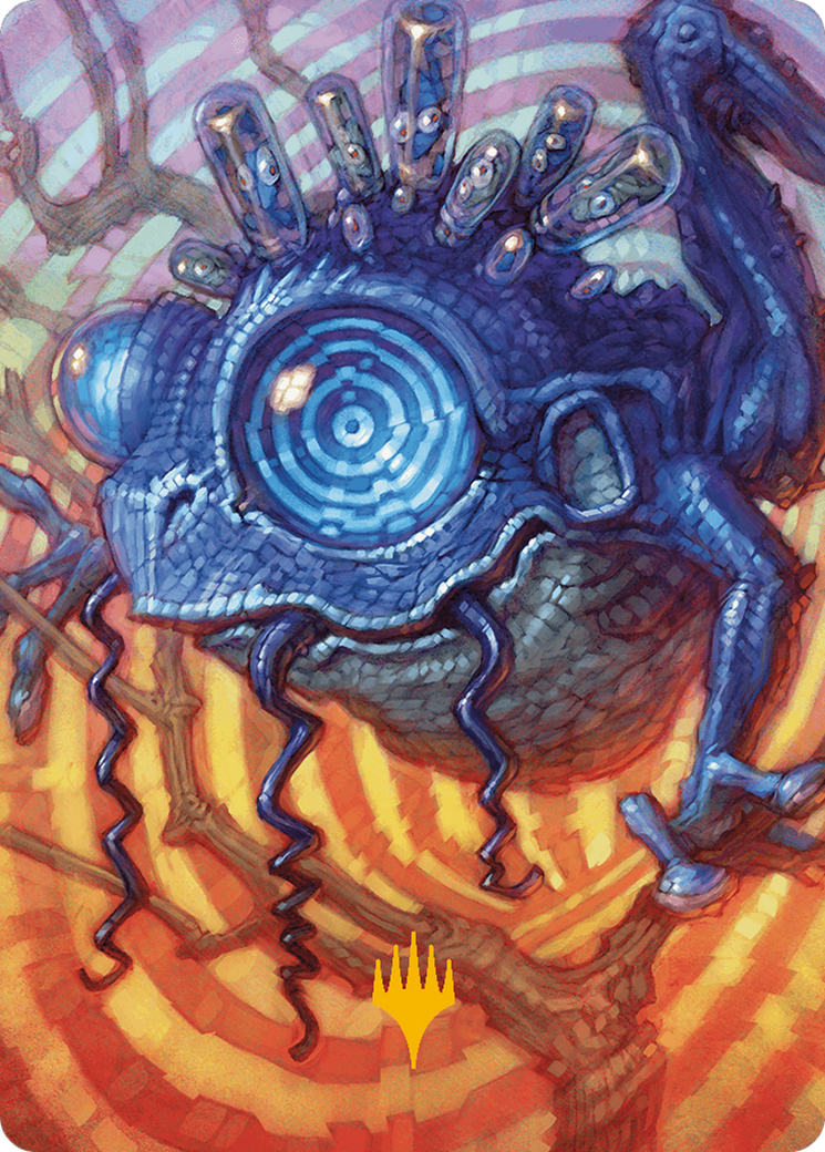 Psychic Frog Art Card (Gold-Stamped Planeswalker Symbol) [Modern Horizons 3 Art Series] | Event Horizon Hobbies CA