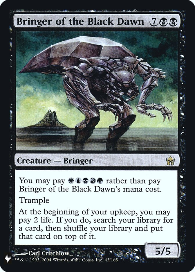 Bringer of the Black Dawn [Mystery Booster] | Event Horizon Hobbies CA