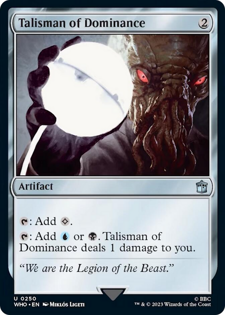 Talisman of Dominance [Doctor Who] | Event Horizon Hobbies CA