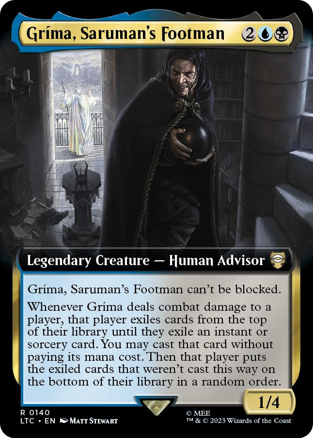 Grima, Saruman's Footman (Extended Art) [The Lord of the Rings: Tales of Middle-Earth Commander] | Event Horizon Hobbies CA