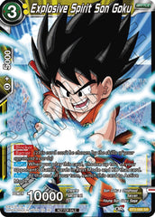 Explosive Spirit Son Goku (Championship Selection Pack 2023 Vol.2) (Silver Foil) (BT3-088) [Tournament Promotion Cards] | Event Horizon Hobbies CA