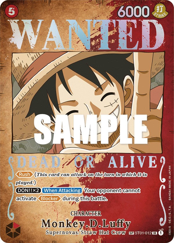 Monkey.D.Luffy (Wanted Poster) [Pillars of Strength] | Event Horizon Hobbies CA