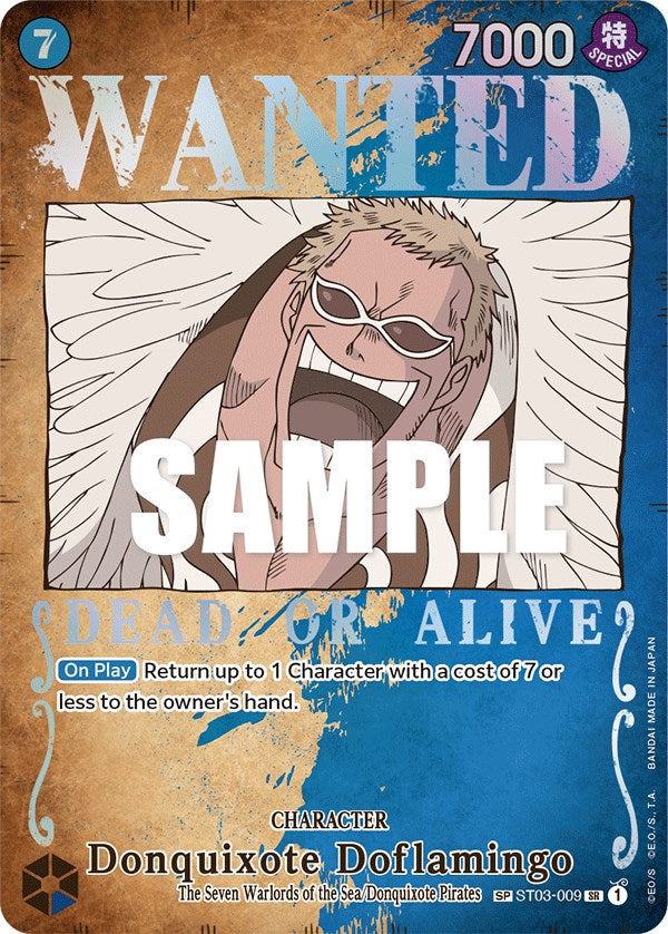 Donquixote Doflamingo (Wanted Poster) [Pillars of Strength] | Event Horizon Hobbies CA