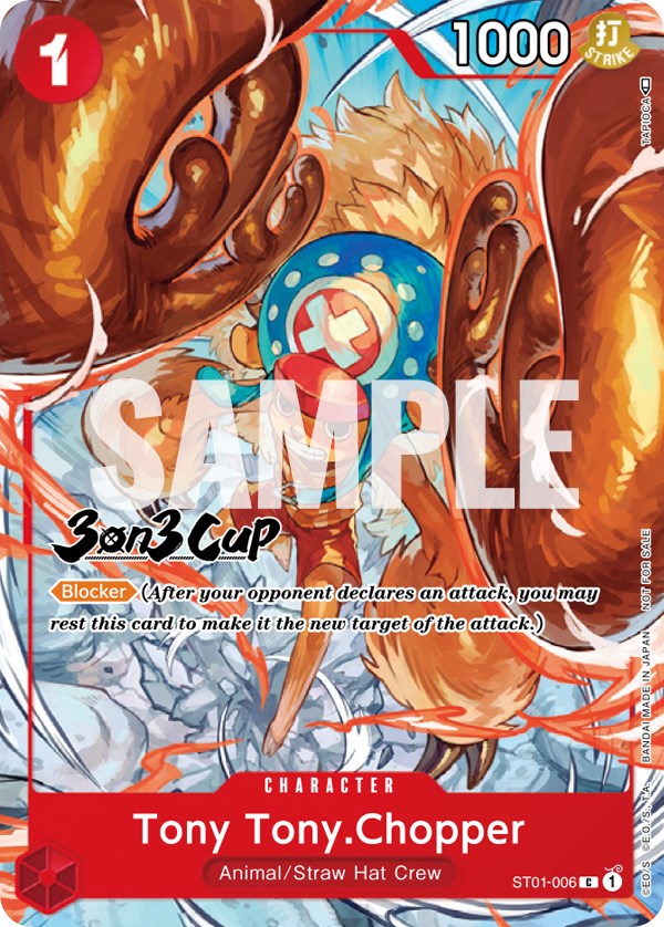 Tony Tony.Chopper (3-on-3 Cup) [Participant] [One Piece Promotion Cards] | Event Horizon Hobbies CA