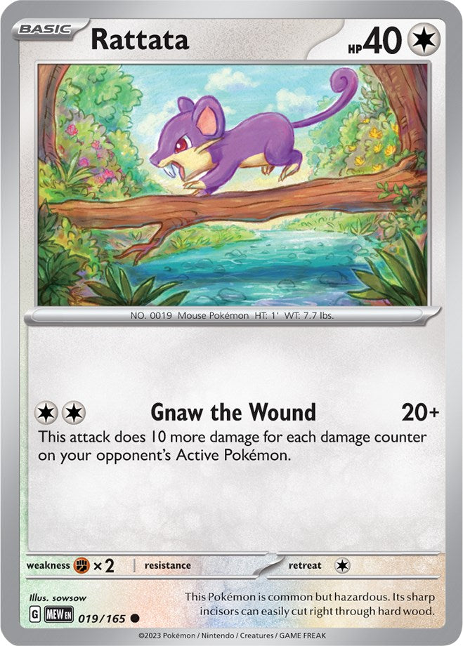 Rattata (019/165) [Scarlet & Violet: 151] | Event Horizon Hobbies CA