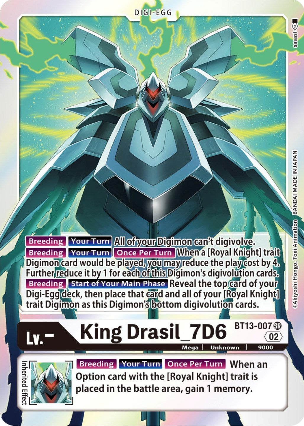 King Drasil_7D6 [BT13-007] [Versus Royal Knights Booster] | Event Horizon Hobbies CA