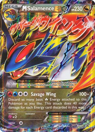 M Salamence EX (XY171) (Jumbo Card) [XY: Black Star Promos] | Event Horizon Hobbies CA