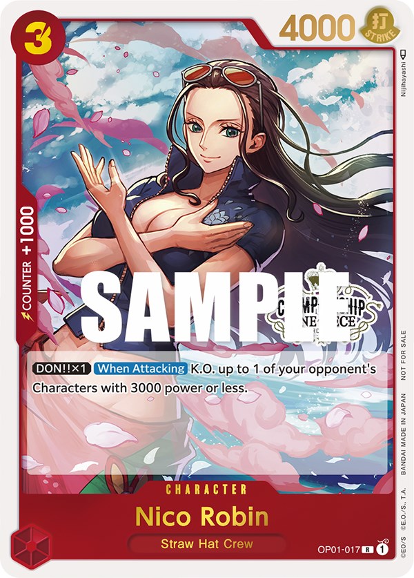 Nico Robin (Store Championship Participation Pack) [One Piece Promotion Cards] | Event Horizon Hobbies CA