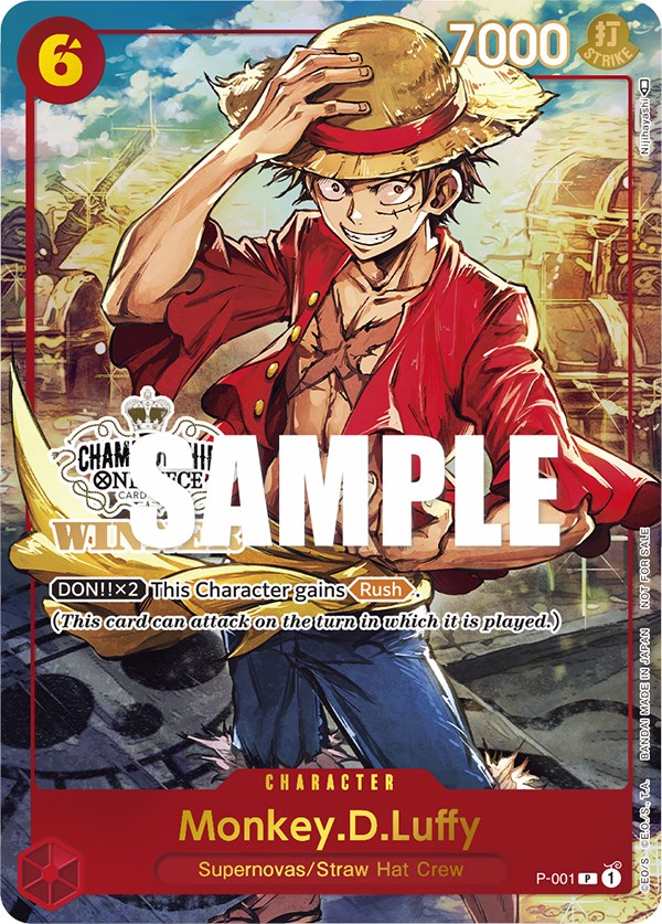 Monkey.D.Luffy (Store Championship Trophy Card) [One Piece Promotion Cards] | Event Horizon Hobbies CA