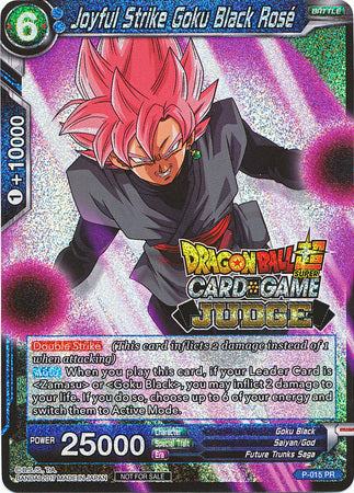 Joyful Strike Goku Black Rose (P-015) [Judge Promotion Cards] | Event Horizon Hobbies CA