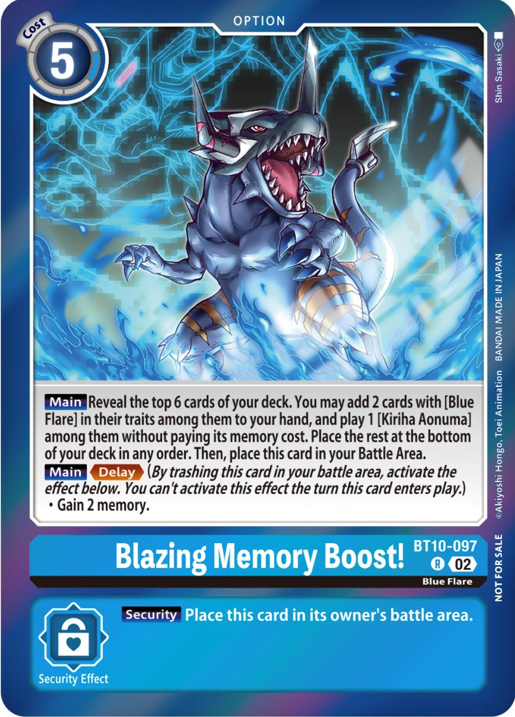 Blazing Memory Boost! [BT10-097] (Event Pack 5) [Xros Encounter Promos] | Event Horizon Hobbies CA