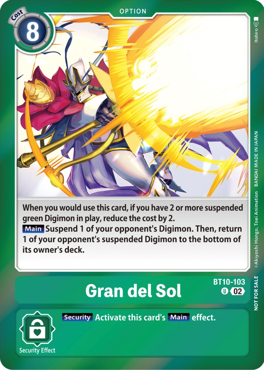 Gran del Sol [BT10-103] (Event Pack 5) [Xros Encounter Promos] | Event Horizon Hobbies CA