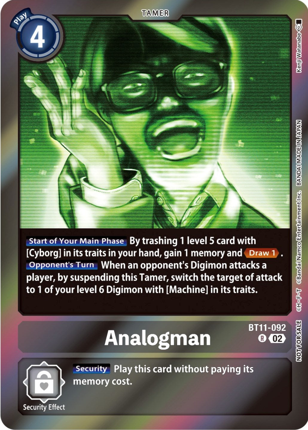 Analogman [BT11-092] (Event Pack 5) [Dimensional Phase Promos] | Event Horizon Hobbies CA