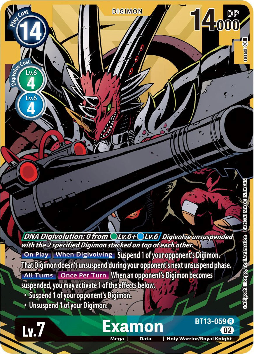 Examon [BT13-059] (Alternate Art) [Versus Royal Knights Booster] | Event Horizon Hobbies CA