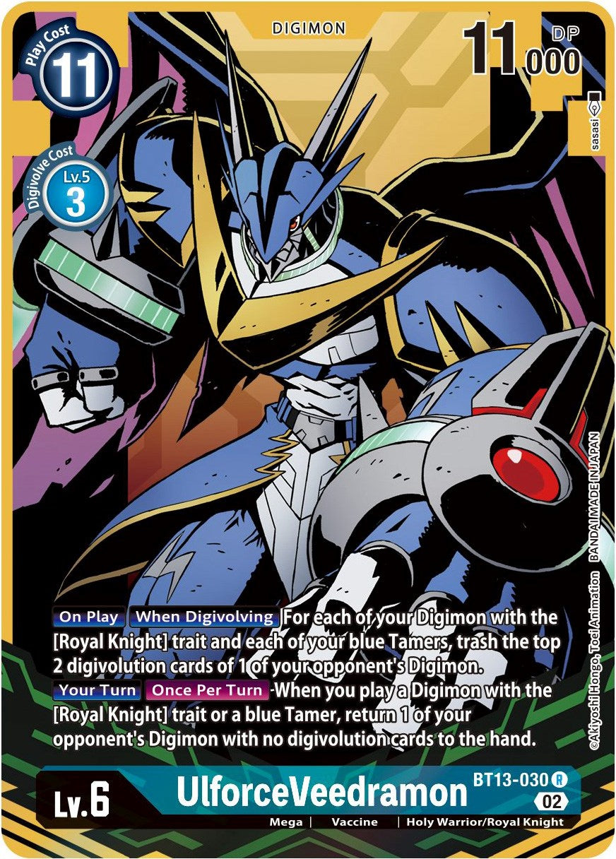 UlforceVeedramon [BT13-030] (Alternate Art) [Versus Royal Knights Booster] | Event Horizon Hobbies CA