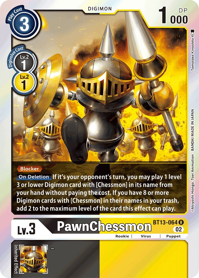 PawnChessmon [BT13-064] [Versus Royal Knights Booster] | Event Horizon Hobbies CA