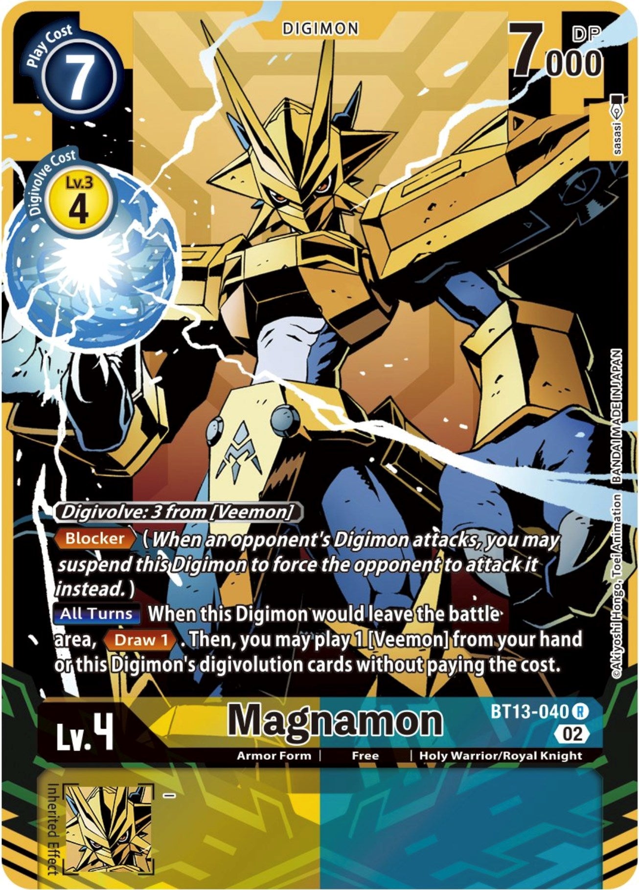 Magnamon [BT13-040] (Alternate Art) [Versus Royal Knights Booster] | Event Horizon Hobbies CA