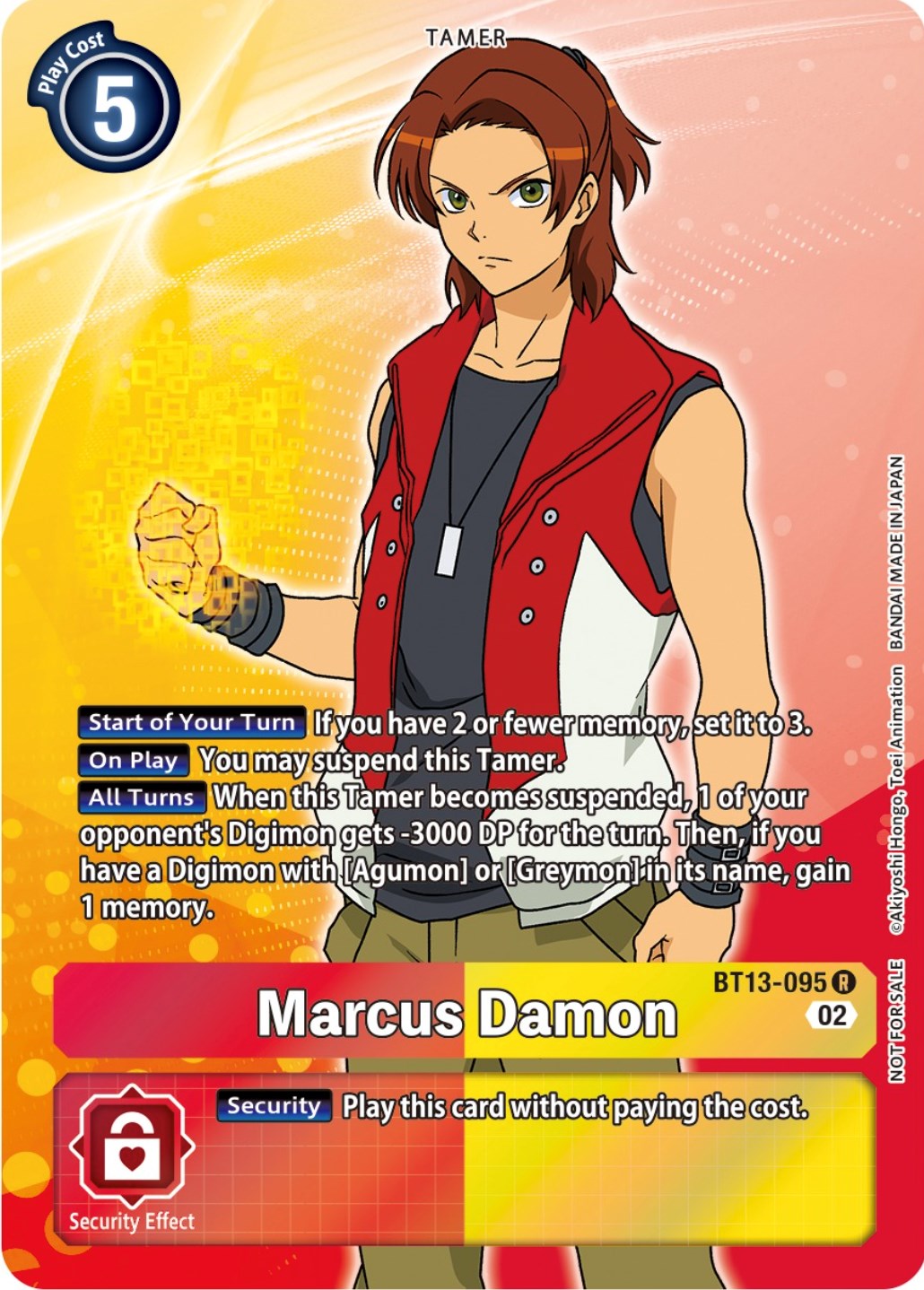 Marcus Damon [BT13-095] (Box Topper) [Versus Royal Knights Booster] | Event Horizon Hobbies CA