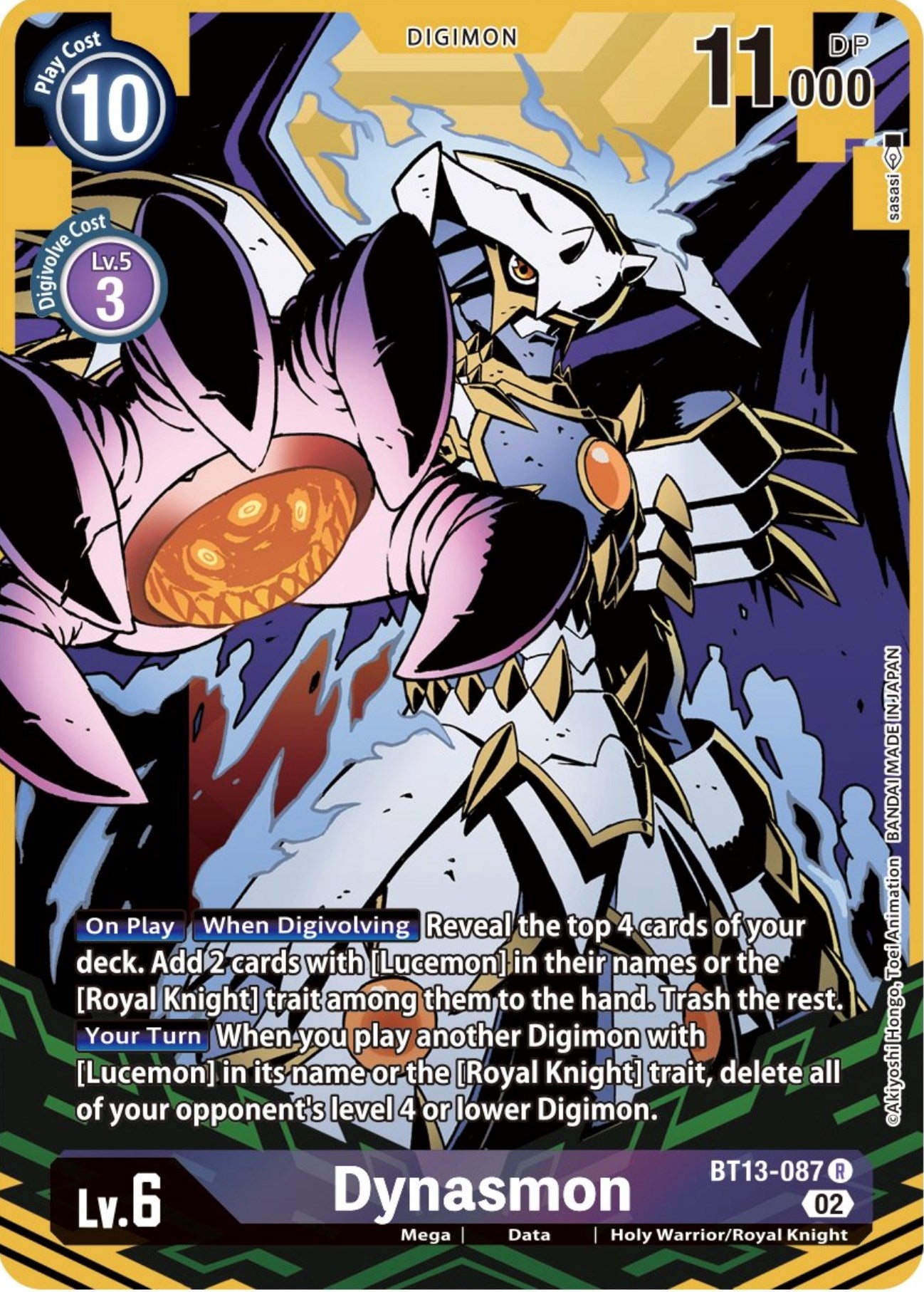 Dynasmon [BT13-087] (Alternate Art) [Versus Royal Knights Booster] | Event Horizon Hobbies CA