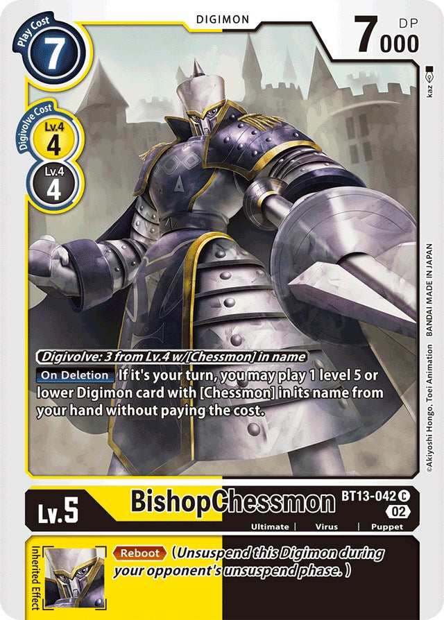 BishopChessmon [BT13-042] [Versus Royal Knights Booster] | Event Horizon Hobbies CA