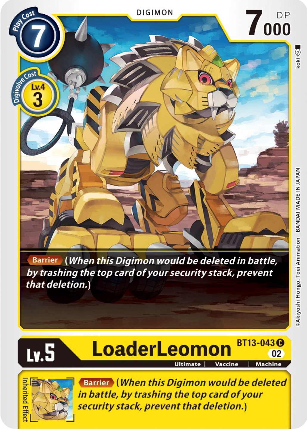 LoaderLeomon [BT13-043] [Versus Royal Knights Booster] | Event Horizon Hobbies CA