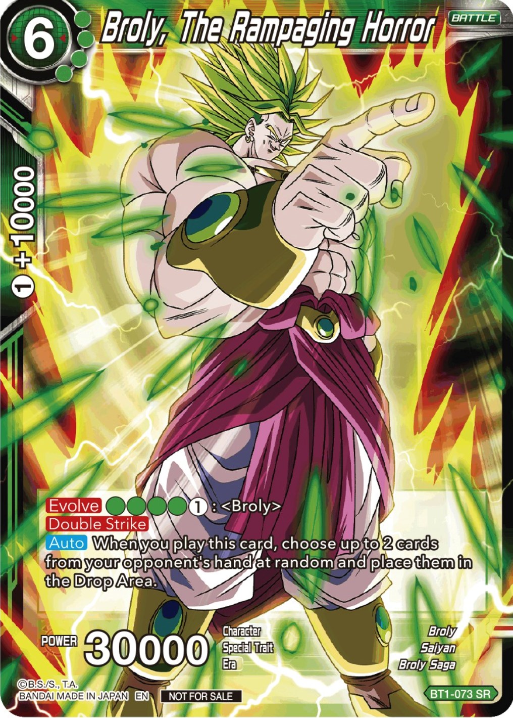 Broly, The Rampaging Horror (Gen Con 2023) (BT1-073) [Promotion Cards] | Event Horizon Hobbies CA