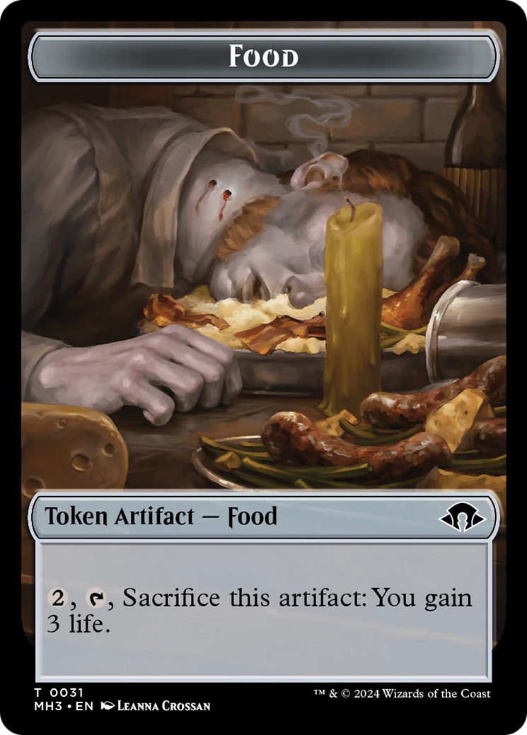 Phyrexian Germ // Food Double-Sided Token [Modern Horizons 3 Tokens] | Event Horizon Hobbies CA