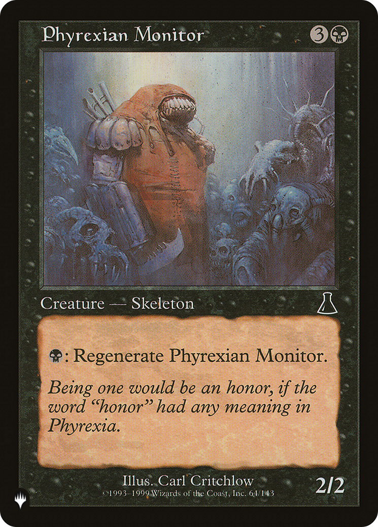 Phyrexian Monitor [The List] | Event Horizon Hobbies CA