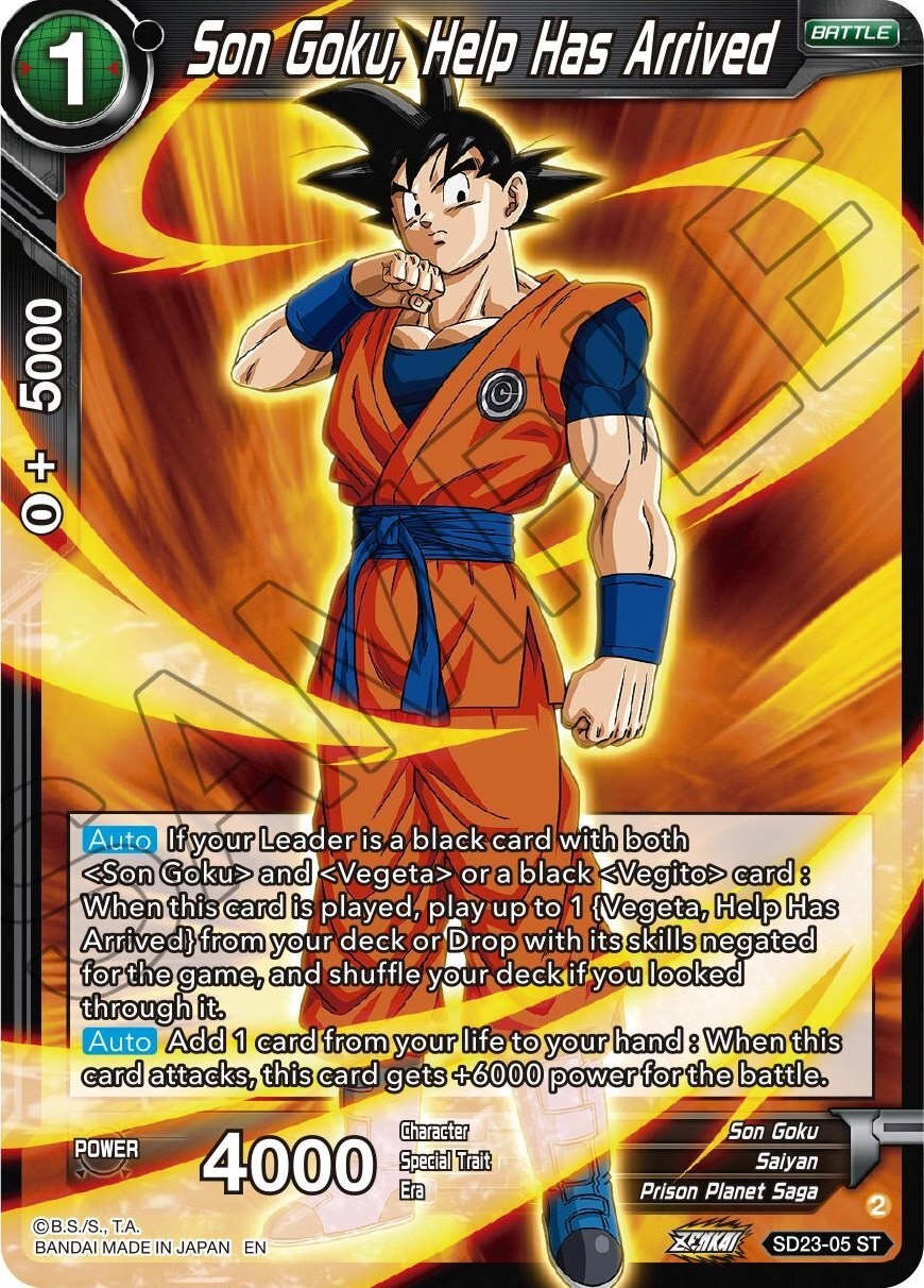 Son Goku, Help Has Arrived (SD23-05) [Critical Blow] | Event Horizon Hobbies CA