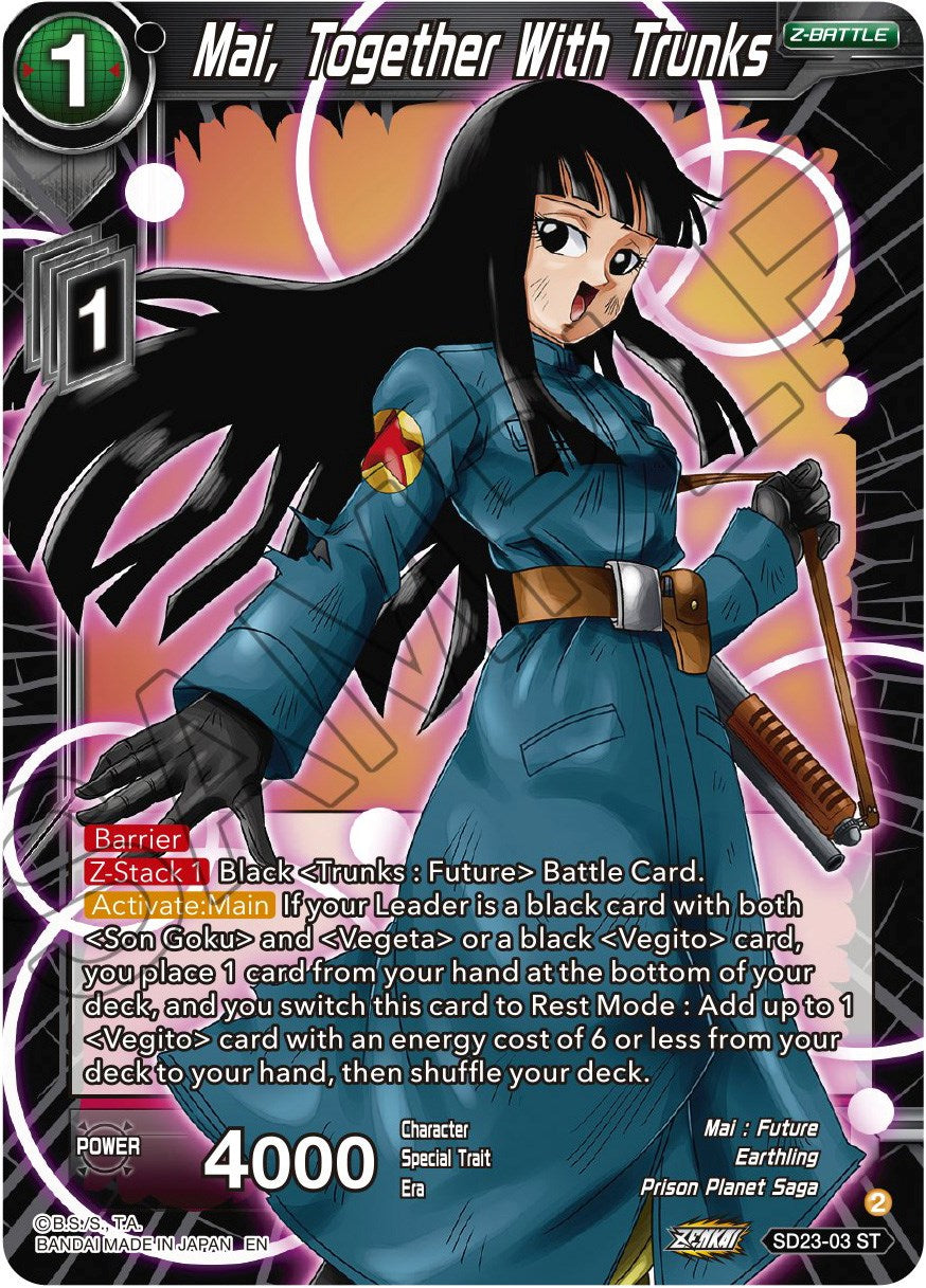 Mai, Together With Trunks (SD23-03) [Critical Blow] | Event Horizon Hobbies CA