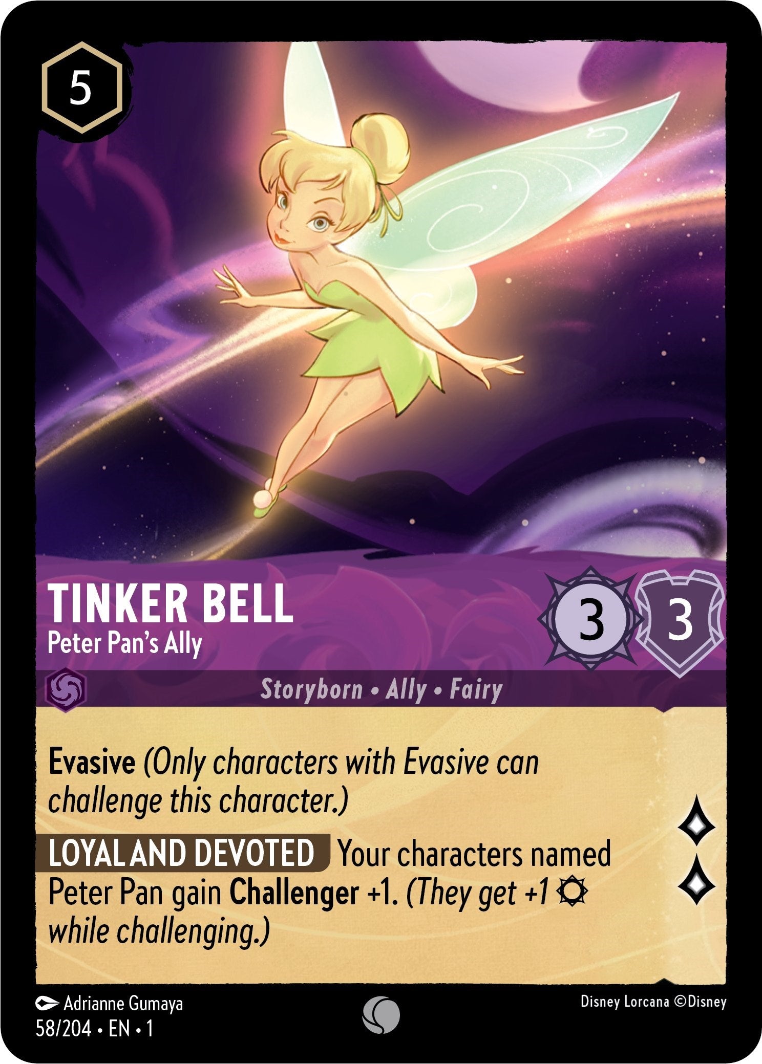 Tinker Bell - Peter Pan's Ally (58/204) [The First Chapter] | Event Horizon Hobbies CA