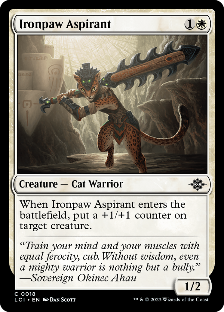 Ironpaw Aspirant [The Lost Caverns of Ixalan] | Event Horizon Hobbies CA