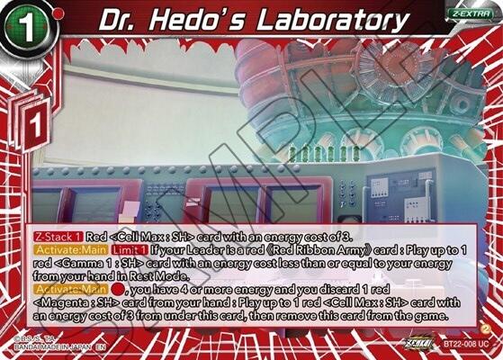 Dr. Hedo's Laboratory (BT22-008) [Critical Blow] | Event Horizon Hobbies CA