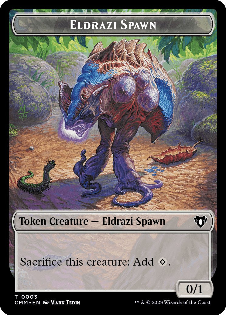 Eldrazi Spawn // Phyrexian Germ Double-Sided Token [Commander Masters Tokens] | Event Horizon Hobbies CA