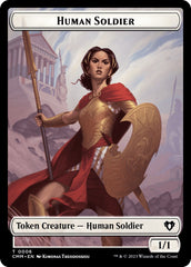 Human Soldier // Zombie (0013) Double-Sided Token [Commander Masters Tokens] | Event Horizon Hobbies CA