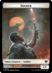 Soldier // Dragon (0020) Double-Sided Token [Commander Masters Tokens] | Event Horizon Hobbies CA