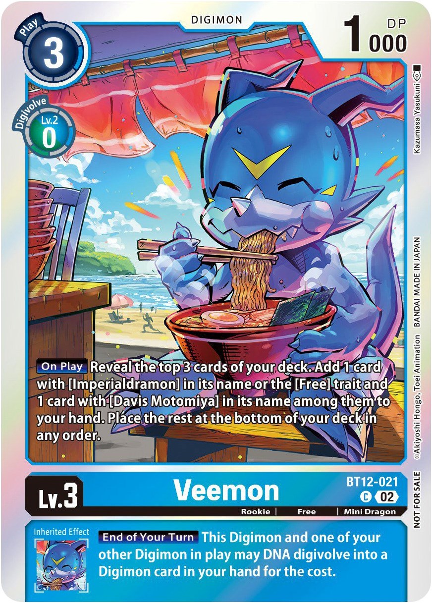 Veemon [BT12-021] (Gen Con 2023) [Promotional Cards] | Event Horizon Hobbies CA