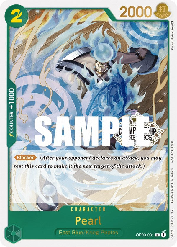 Pearl (Store Championship Participation Pack Vol. 2) [One Piece Promotion Cards] | Event Horizon Hobbies CA