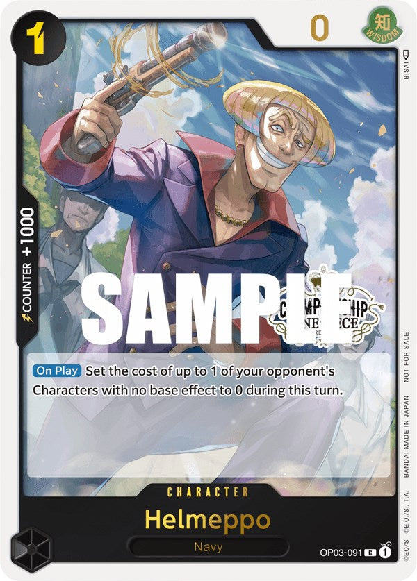 Helmeppo (Store Championship Participation Pack Vol. 2) [One Piece Promotion Cards] | Event Horizon Hobbies CA