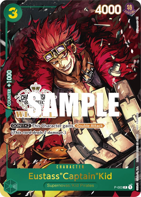 Eustass"Captain"Kid (Store Championship Vol. 2) [Winner] [One Piece Promotion Cards] | Event Horizon Hobbies CA