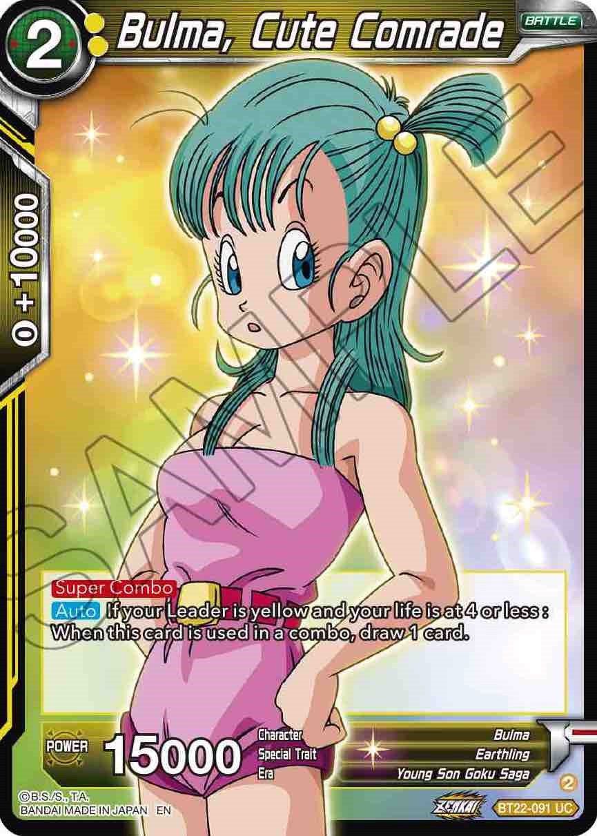 Bulma, Cute Comrade (BT22-091) [Critical Blow] | Event Horizon Hobbies CA