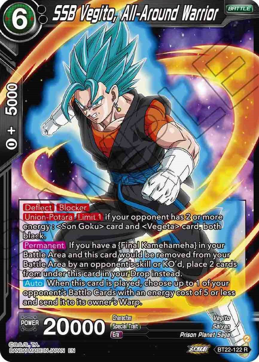 SSB Vegito, All-Around Warrior (BT22-122) [Critical Blow] | Event Horizon Hobbies CA