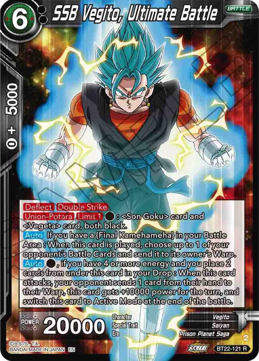 SSB Vegito, Ultimate Battle (BT22-121) [Critical Blow] | Event Horizon Hobbies CA