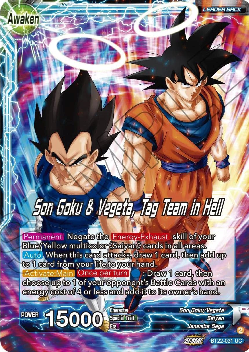 Son Goku // Son Goku & Vegeta, Tag Team in Hell (BT22-031) [Critical Blow] | Event Horizon Hobbies CA