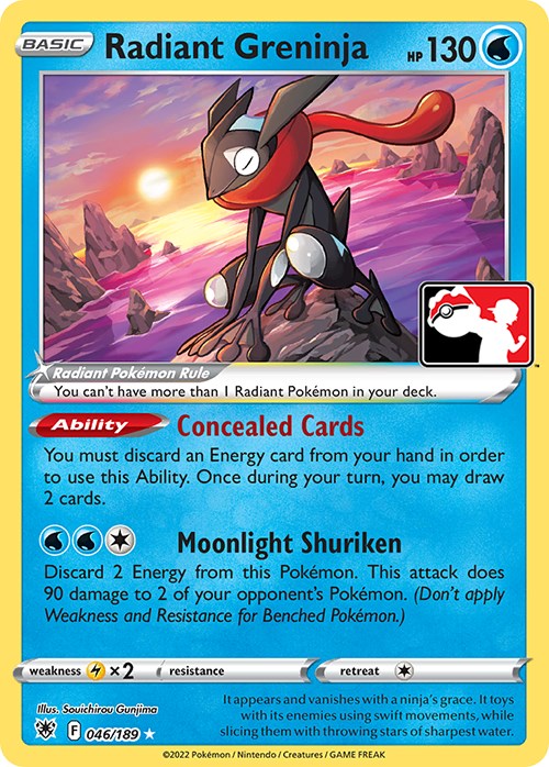 Radiant Greninja (046/189) [Prize Pack Series Three] | Event Horizon Hobbies CA