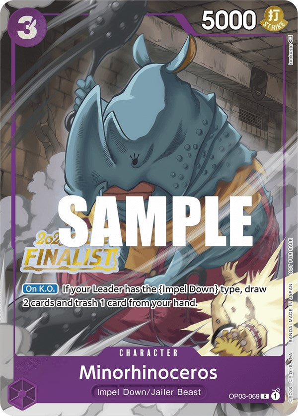 Minorhinoceros (Online Regional 2023) [Finalist] [One Piece Promotion Cards] | Event Horizon Hobbies CA